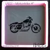 Harley Davidson motorbike stencil